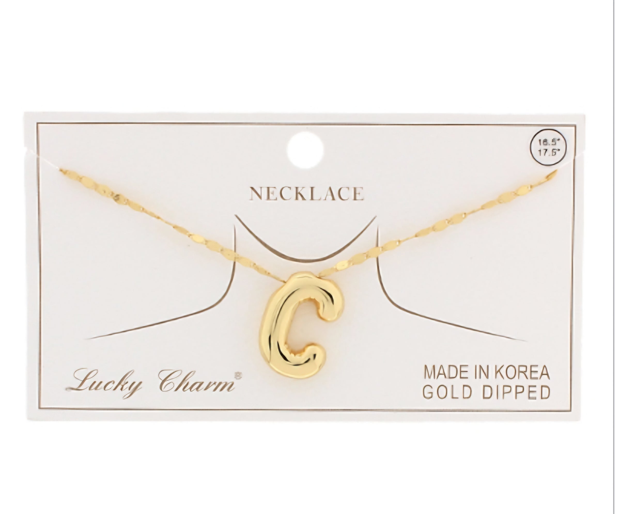 Initial Bubble Necklace