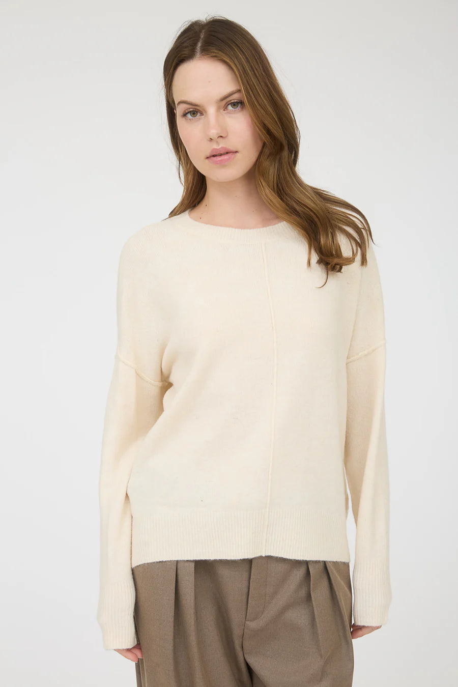 Ivory Crew Sweater