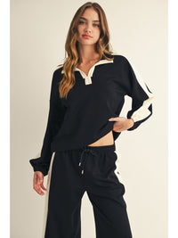 Black Sporty Chic Set