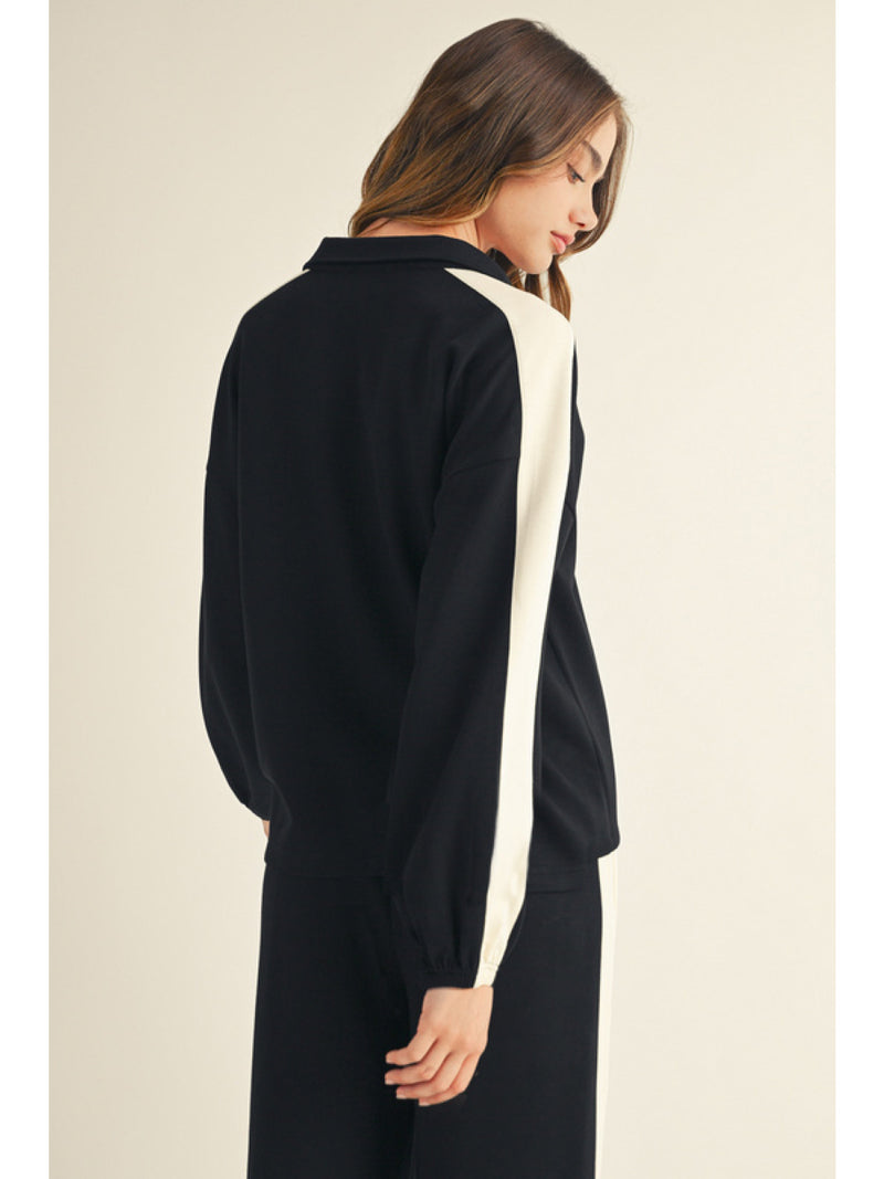 Black Sporty Chic Set