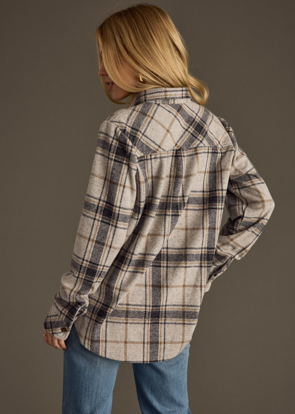 Light Grey Soft Plaid