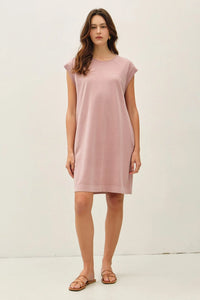 Dusty Rose Washed Dress