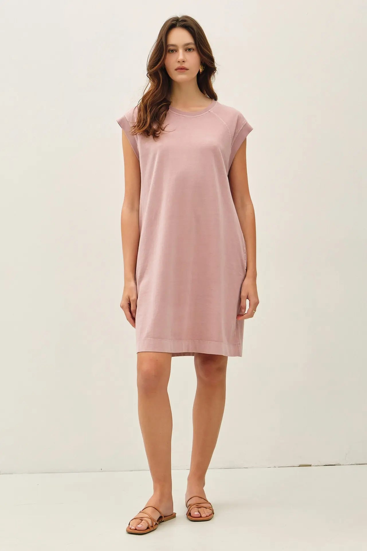 Dusty Rose Washed Dress