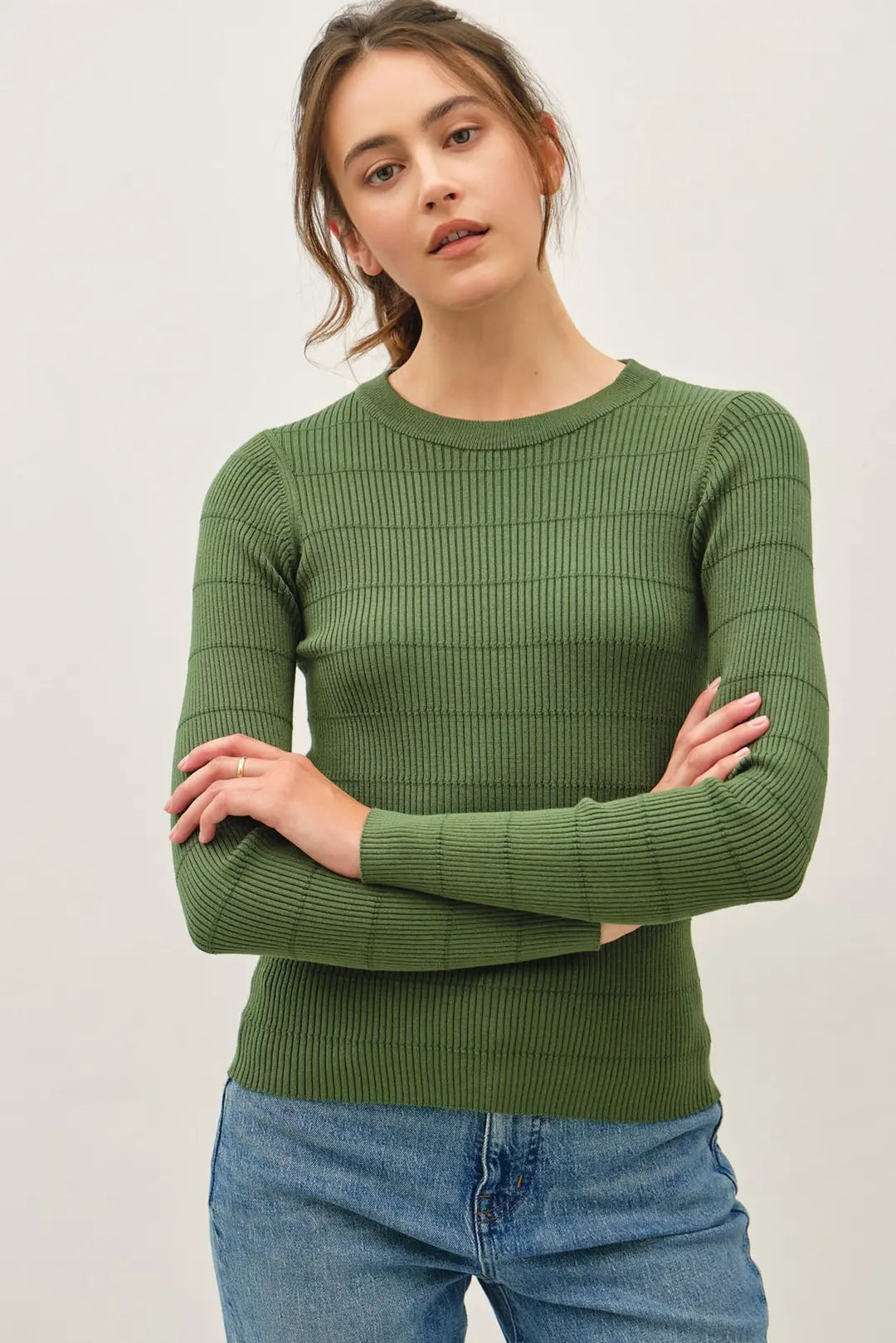 Moss Slim Fit Sweater