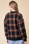 Plaid Bomber Jacket