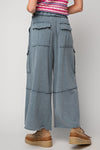 Navy Mineral Wash Pant