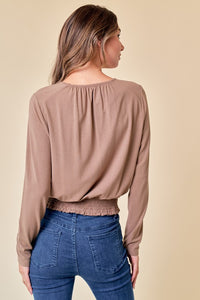 Mocha Smock Waistband