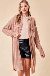 Nude Duster Shacket