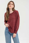 Wine Soft Knit