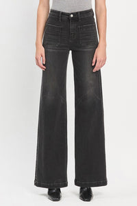 Black Wide Trouser Jean