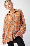 Pumpkin Thermal Plaid