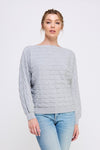 Grey Cable Dolman