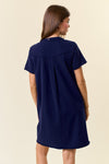 Navy Vintage Washed Dress