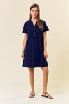 Navy Vintage Washed Dress