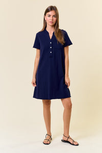 Navy Vintage Washed Dress