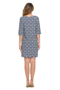Navy Adela Dress