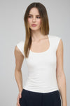 White Scoop Seamless