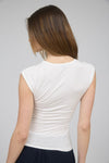 White Scoop Seamless