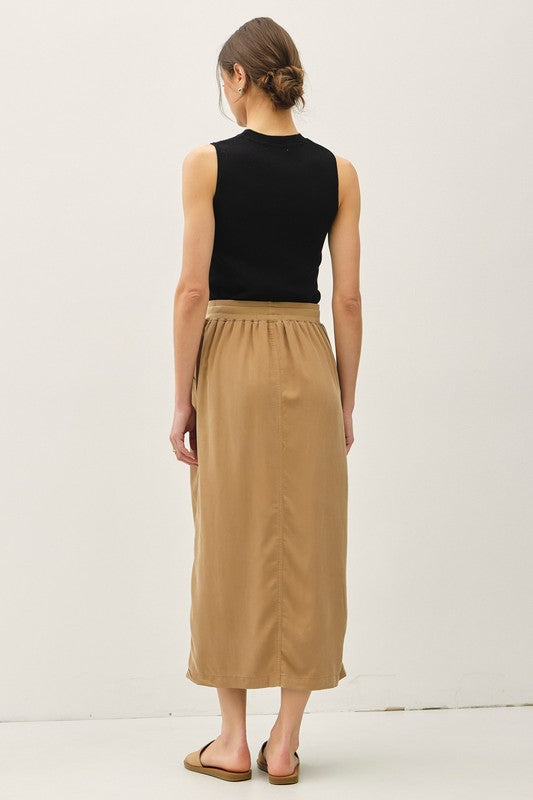 Desert Sand Tencel Skirt