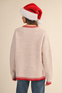 Oatmeal Merry Sweater