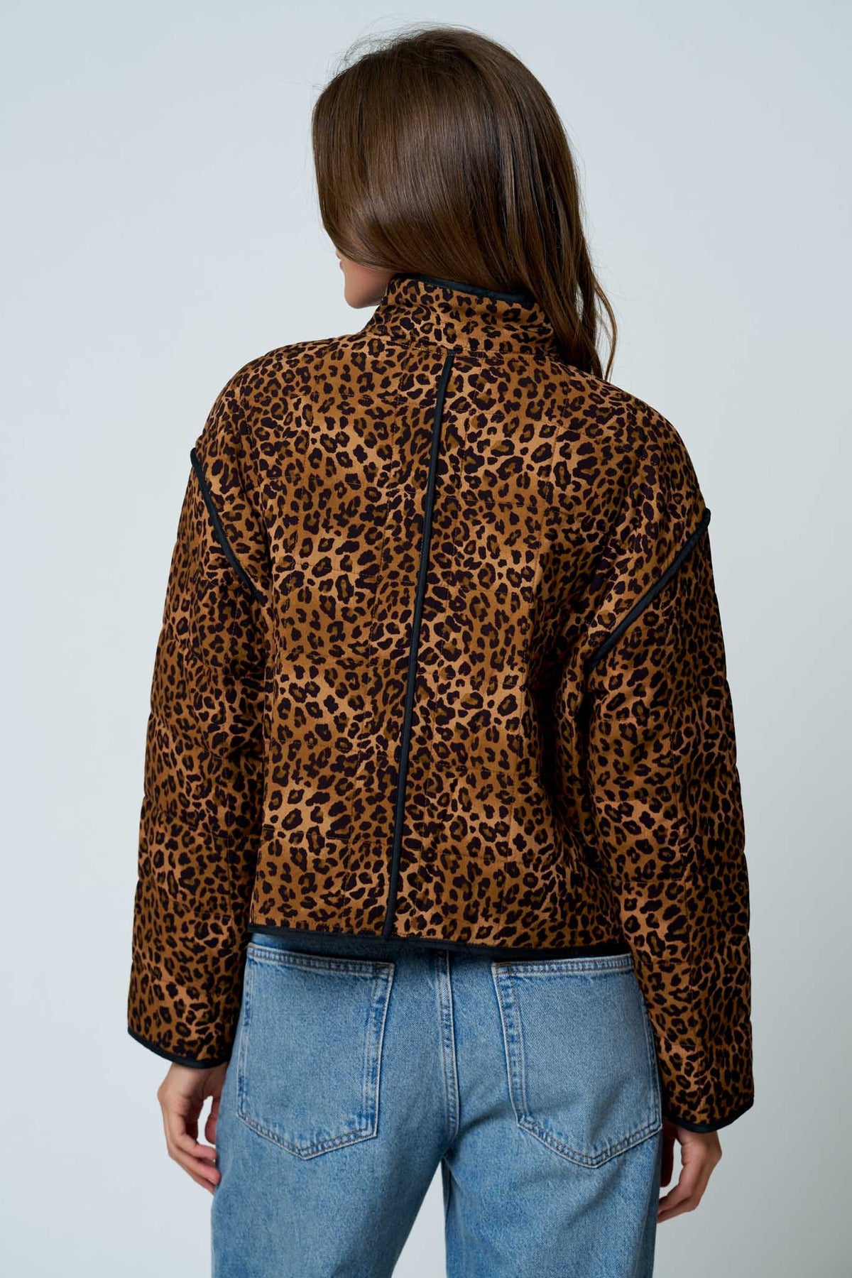 Leopard Quilted Jacket