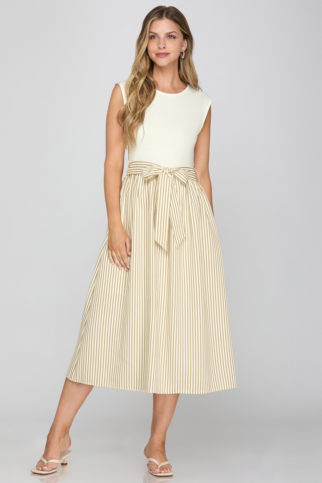 Taupe Lily Grace Dress