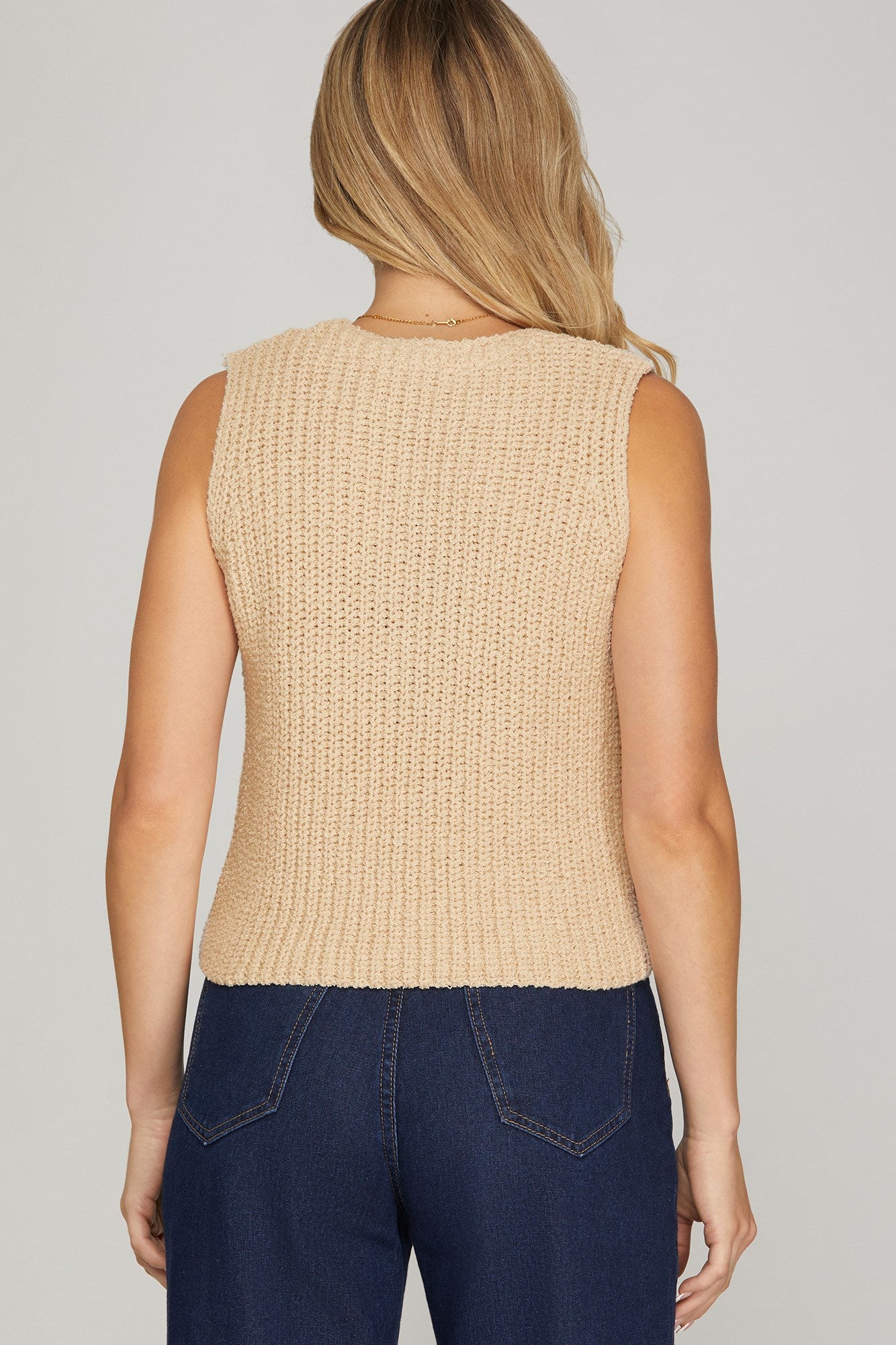 Taupe Shell Vest