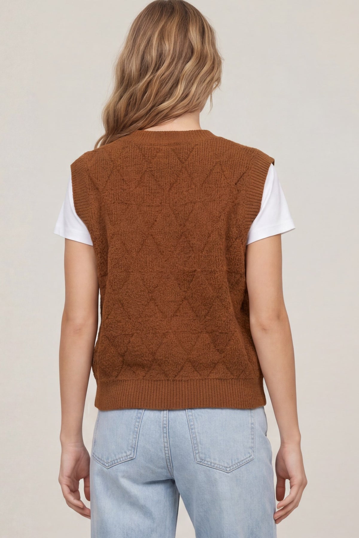 Caramel Sweater Vest