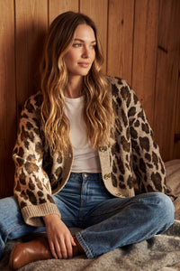 Animal Print Cardigan