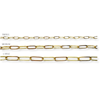 Paperclip Charm Bracelet: Medium