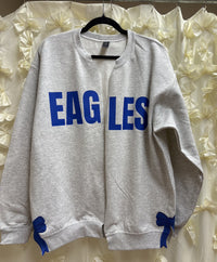 Custom Sweatshirt Cardigan W/ Bows
