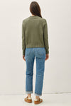 Olive Mock Sweater