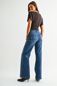 Studded Wide Leg