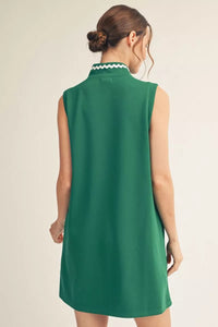 Green Ric Rac Dress