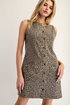 Leopard Button Down Dress