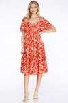 Red Florence Midi