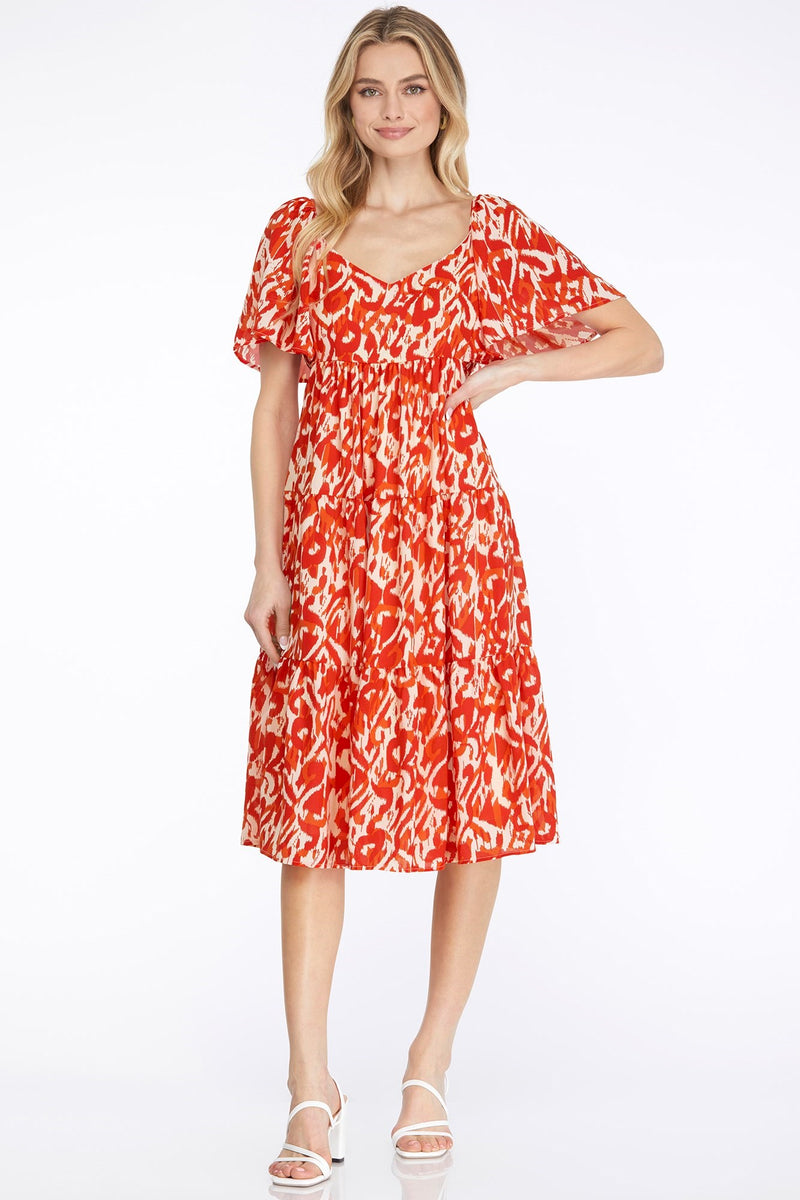 Red Florence Midi