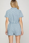 Denim & Bow Romper
