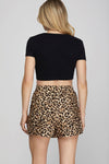Animal Print Shorts
