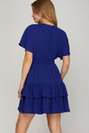 Royal Smock Waist Dress