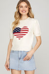 Heart Flag Sweater