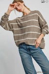 Latte Stripe Sweater