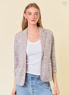 Toffee Knit Blazer