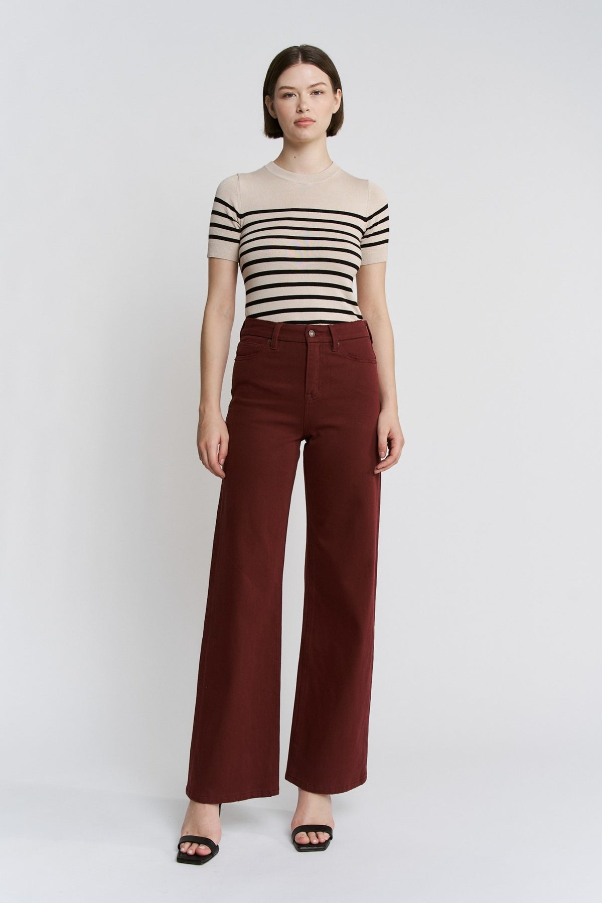 Burgundy High Rise