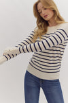 Navy Stripe Softie