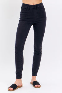 JB Black Pull-On Skinny