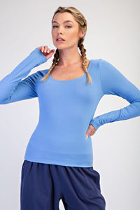 Aqua Butter Top