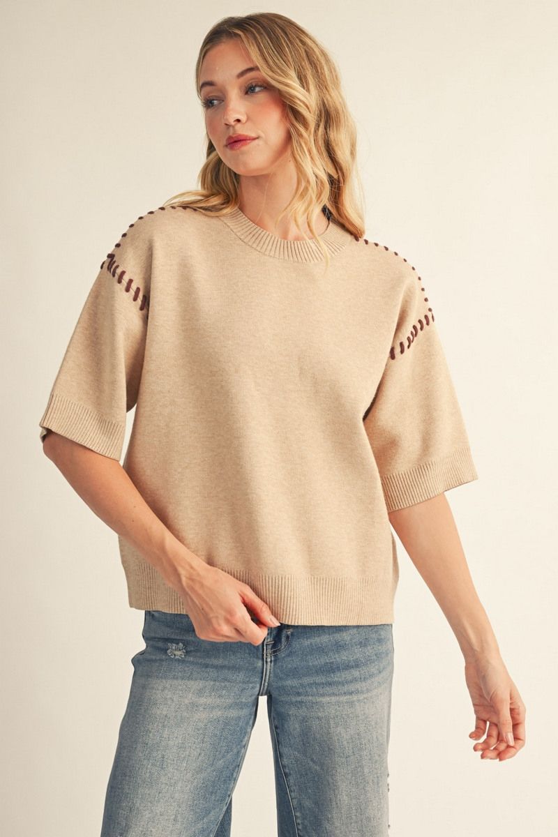 Oatmeal Stitch Sweater