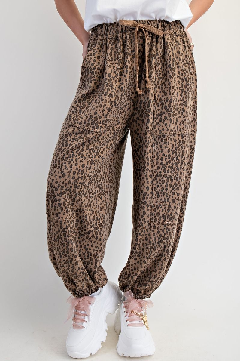 Animal Washed Terry Pants