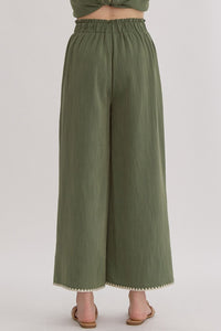 Olive Wide Leg